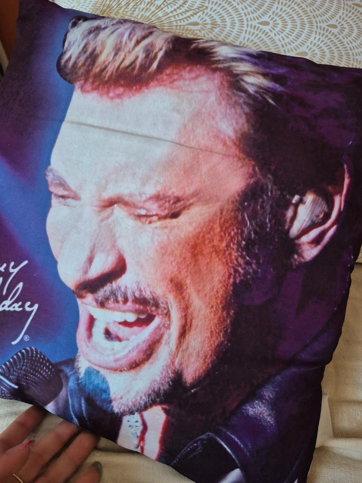 Cojín Johnny Hallyday – photo 2